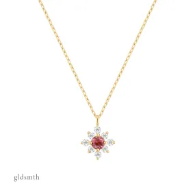 14k Gold Corinne Tourmaline Necklace