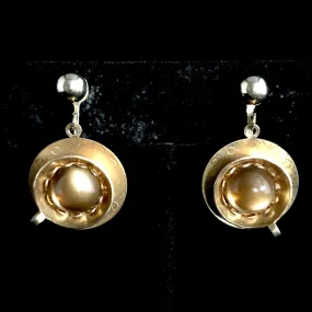 1958 Sarah Coventry Coffee Break Earrings