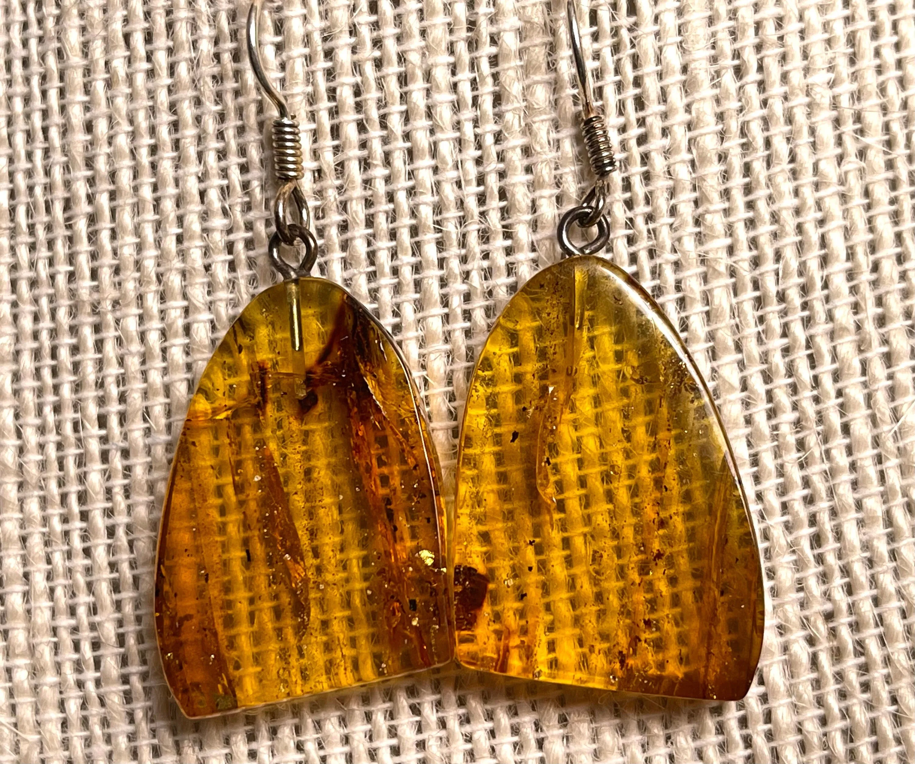 AMBER Crystal Earrings - Statement Earrings, Dangle Earrings, Handmade Jewelry, Healing Crystals and Stones, 50345