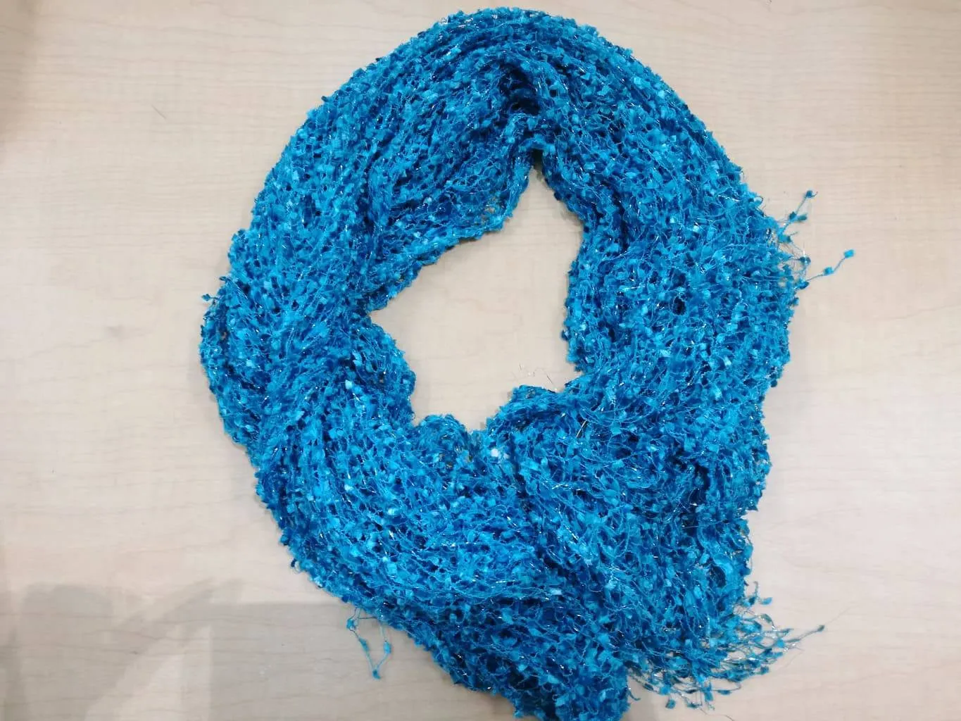 Crochet Shimmer Scarf