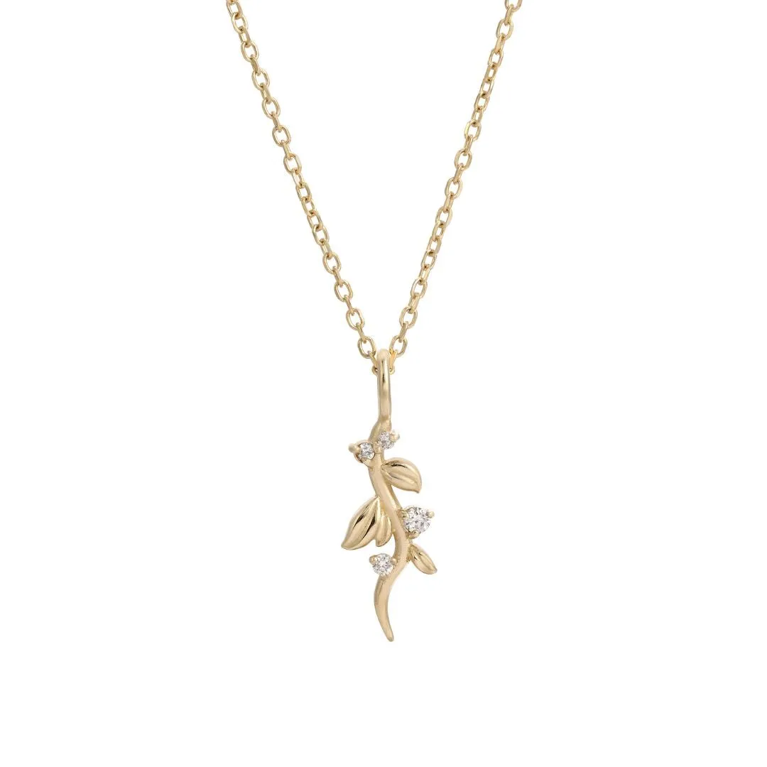 Diamond Vine Necklace (ready to ship option)*