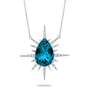 DOVES JEWELRY LONDON BLUE PENDANT