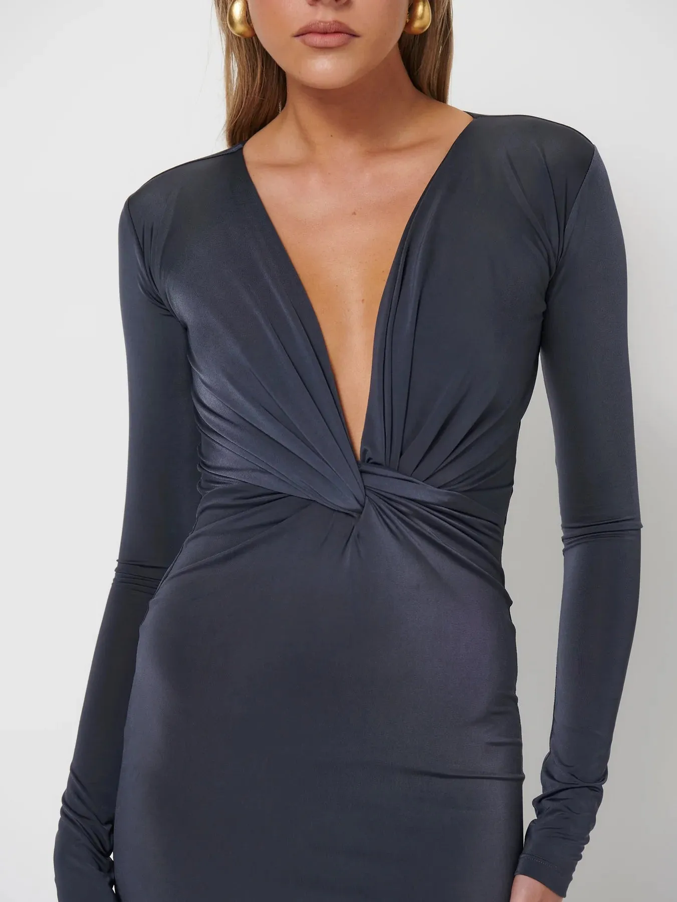 EFFIE KATS Womens Mira Maxi Dress  - Thunder