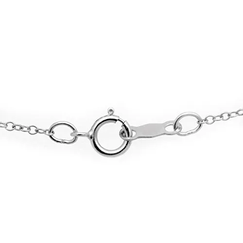 Jewelili Sterling Silver with Dancing Green Quartz and Created White Sapphire Whimsical Turtle Necklace Pendant