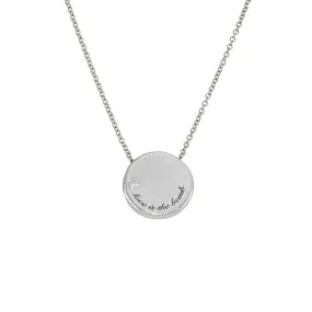 Love is the Bomb Diamond Necklace