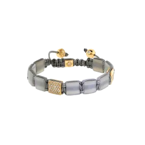 Moonstone Lock Bracelet