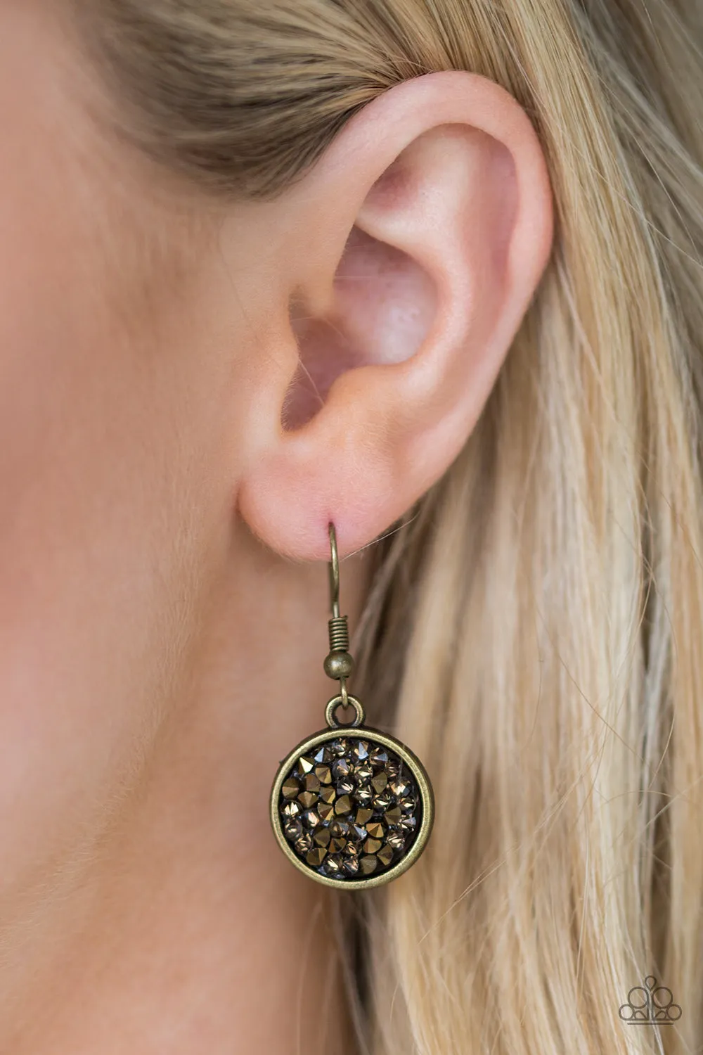 Open Door Jewelry - Bite The STARDUST - Brass Necklace - Paparazzi Accessories