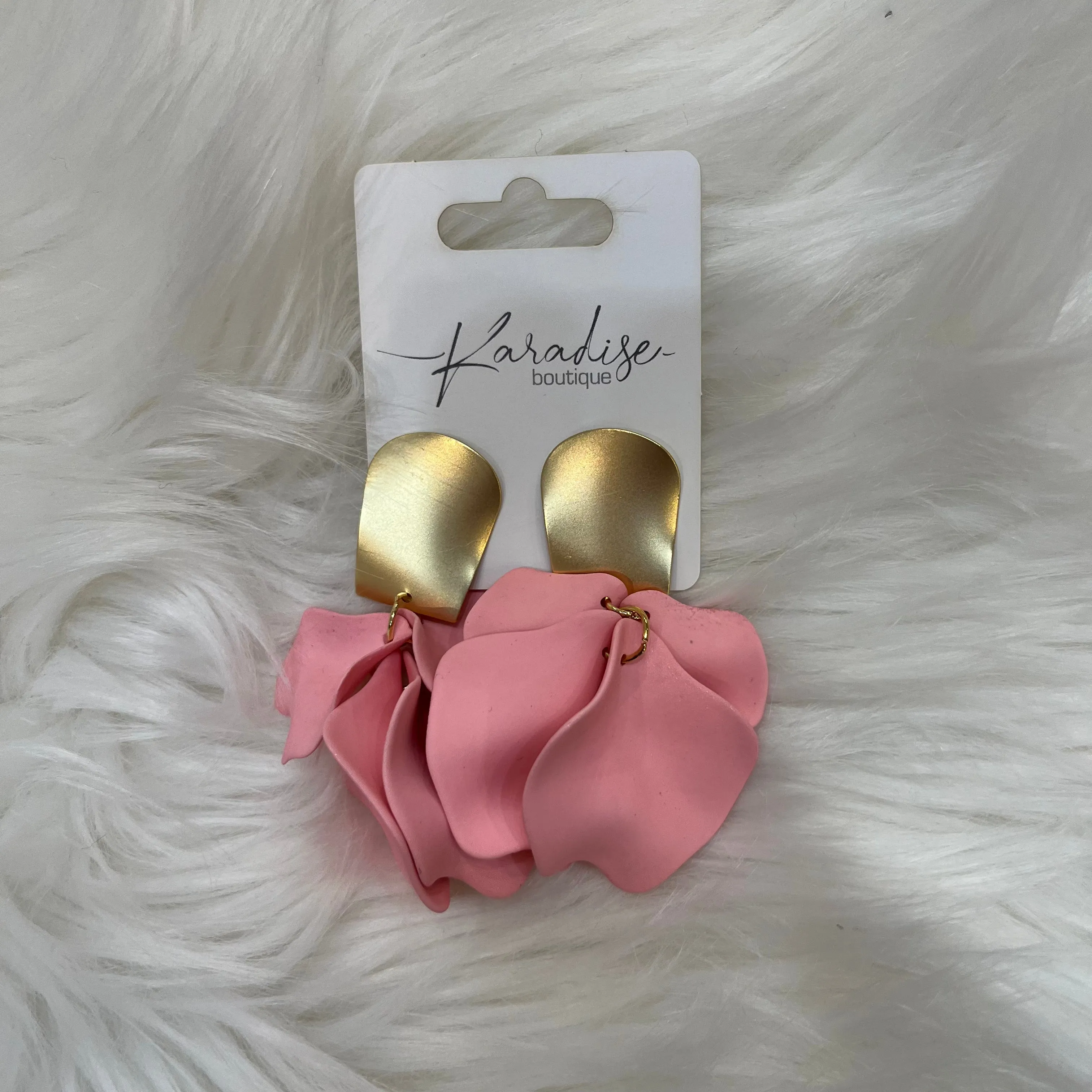 Pleasant Pop Dangle Drop Petal Earrings