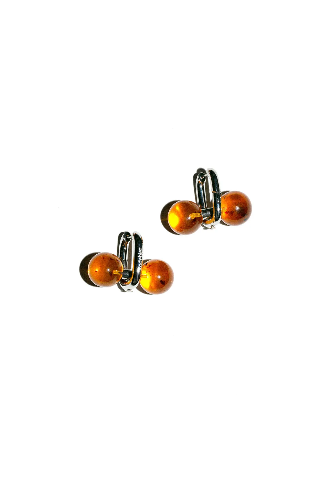 Silver Sphere Earrings
