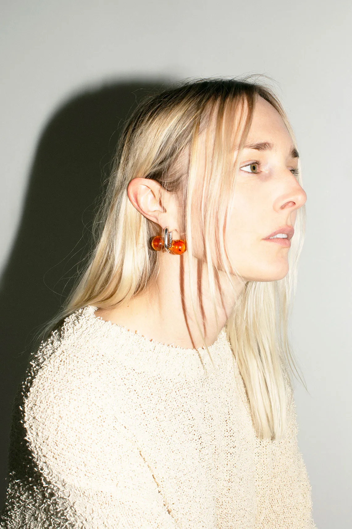 Silver Sphere Earrings