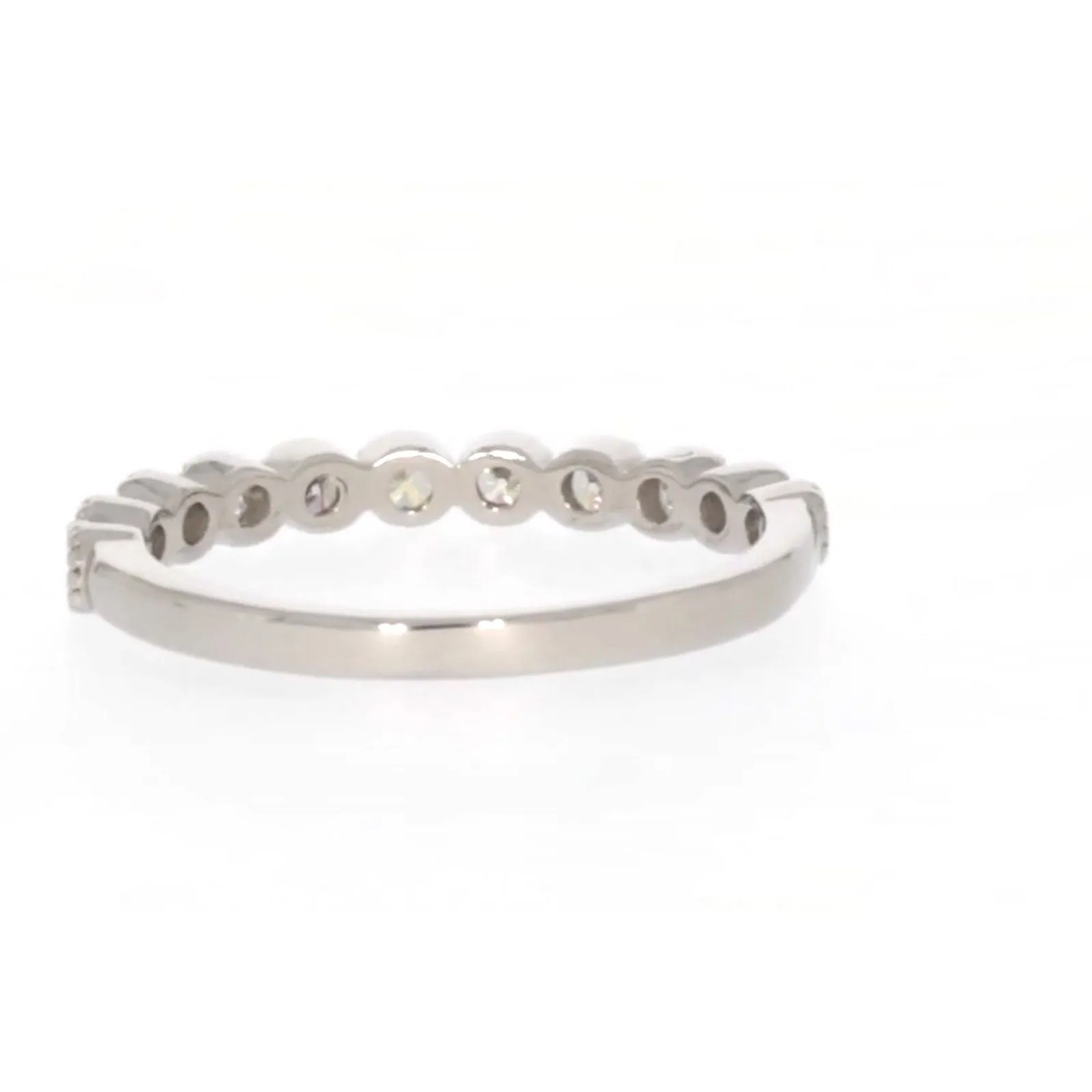 Sterling Silver Cubic Zirconia Stacker Ring