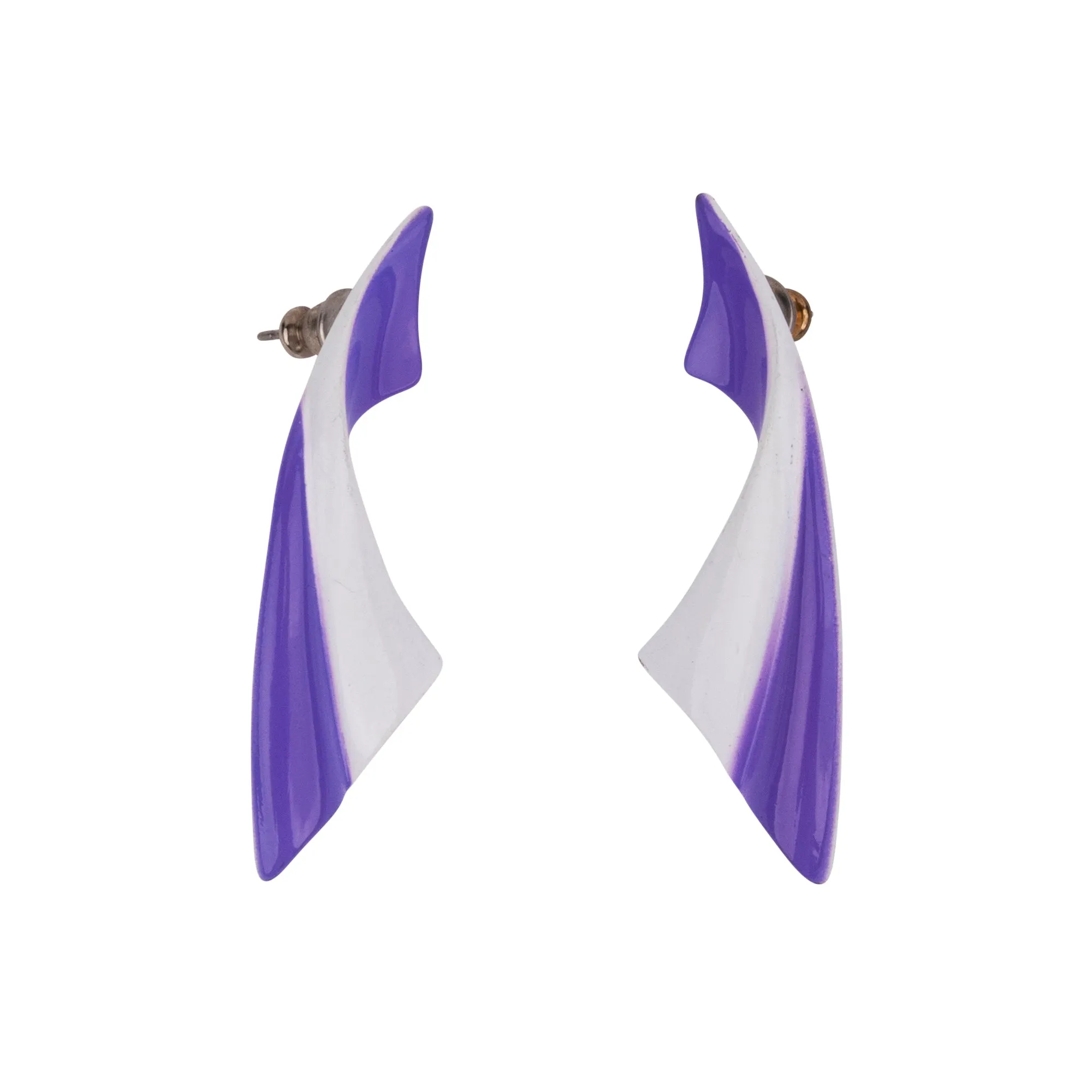 Twilight Wave Vintage Earrings