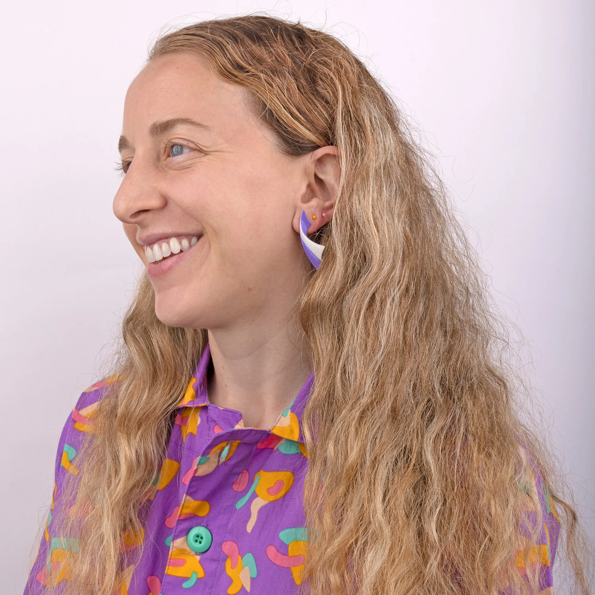 Twilight Wave Vintage Earrings
